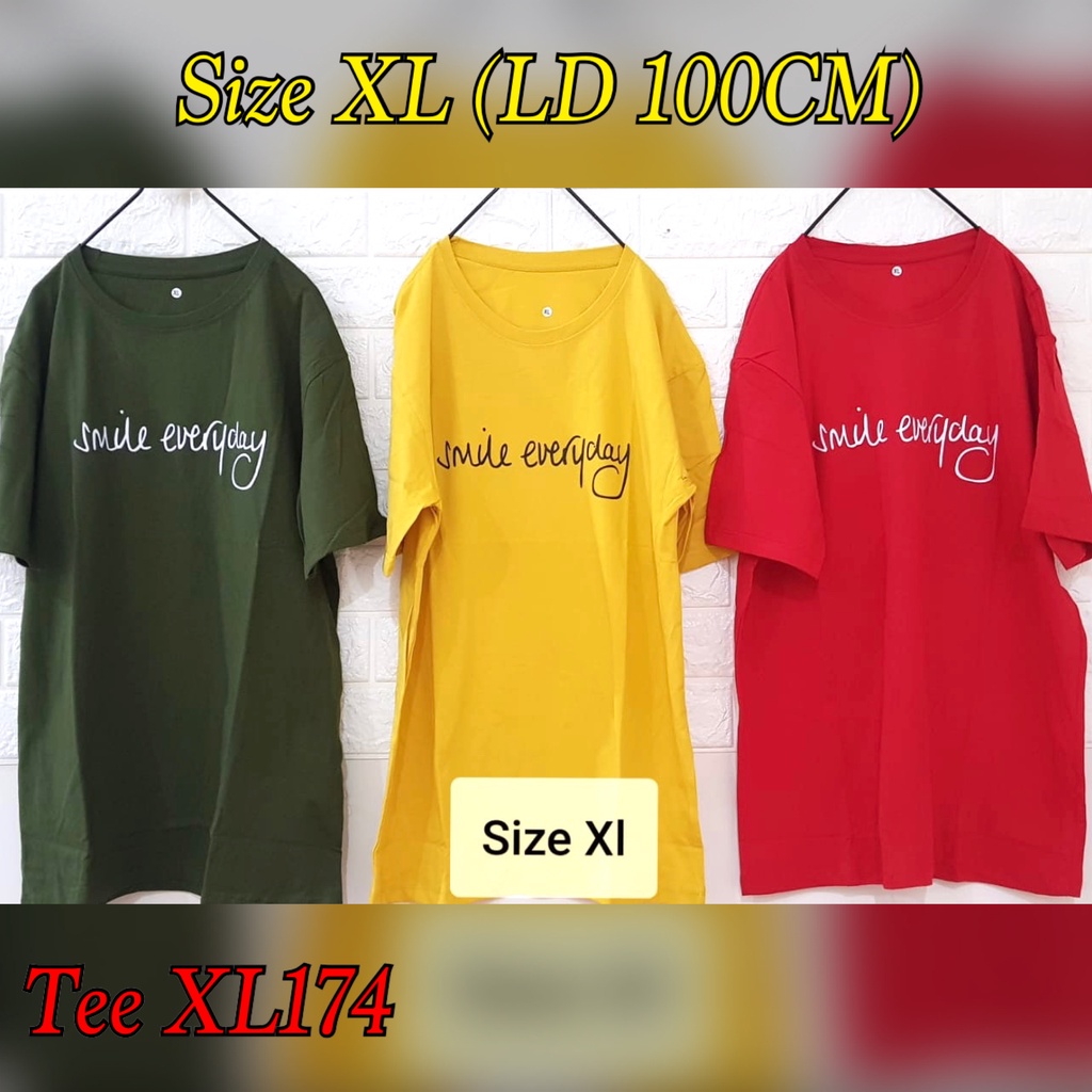 T-Shirt Tumblr WARNA XL / Tumbler Tee WARNA XL / Kaos Murah Kualitas Bagus / XL WARNA PART 1