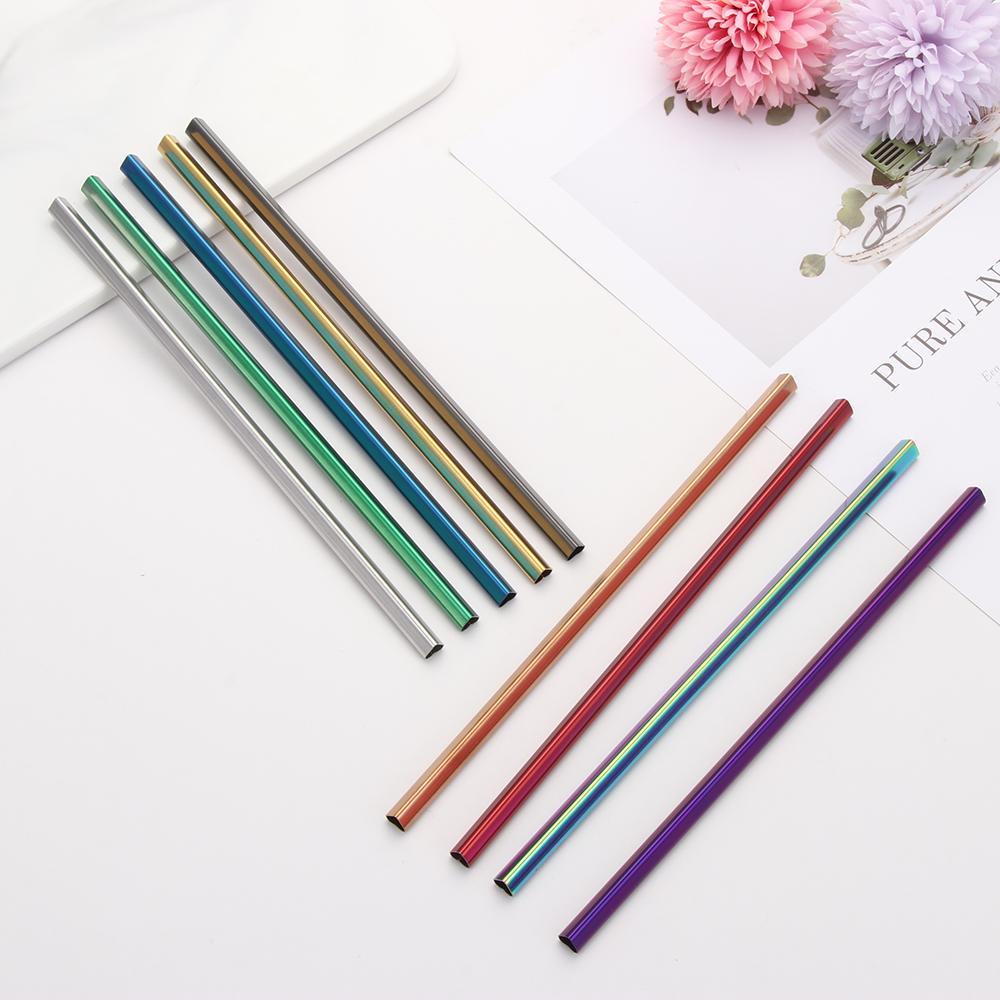 Solighter Sedotan Minum Stainless Steel Ramah Lingkungan Berbentuk Hati Reusable Straw