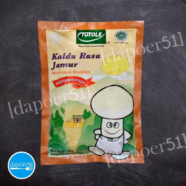 

Totole kaldu rasa jamur murah gurih dan Halal