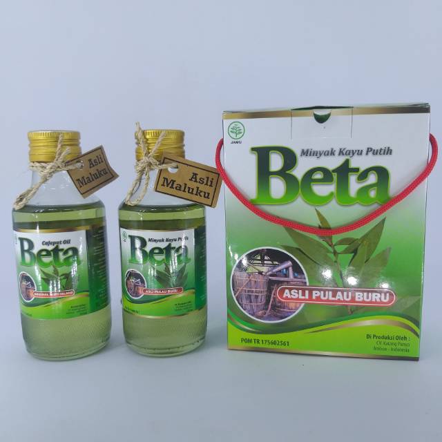 Minyak Kayu Putih BETA - Asli Maluku - 135ml / isi 2 botol (FREE Bubblewrap & Styrofoam)