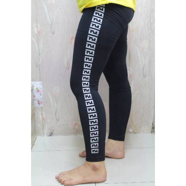 LEGGING FF SILVER / LEGGING IMPORT MURAH LIST FF/ LEGGING IMPORT MURAH