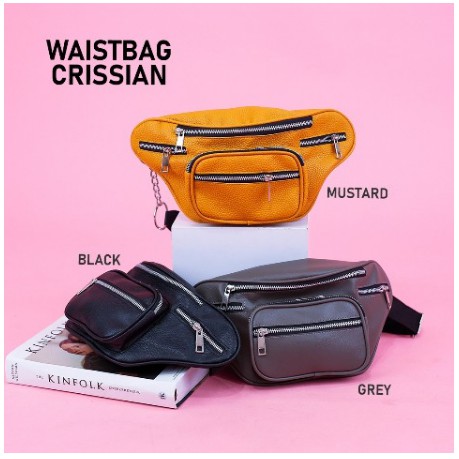 SLING WAISTBAG CRISSIAN/Kekinian/Cewek/Terlaris/Termurah/Terjangkau/Simpel/Praktis/Elegan