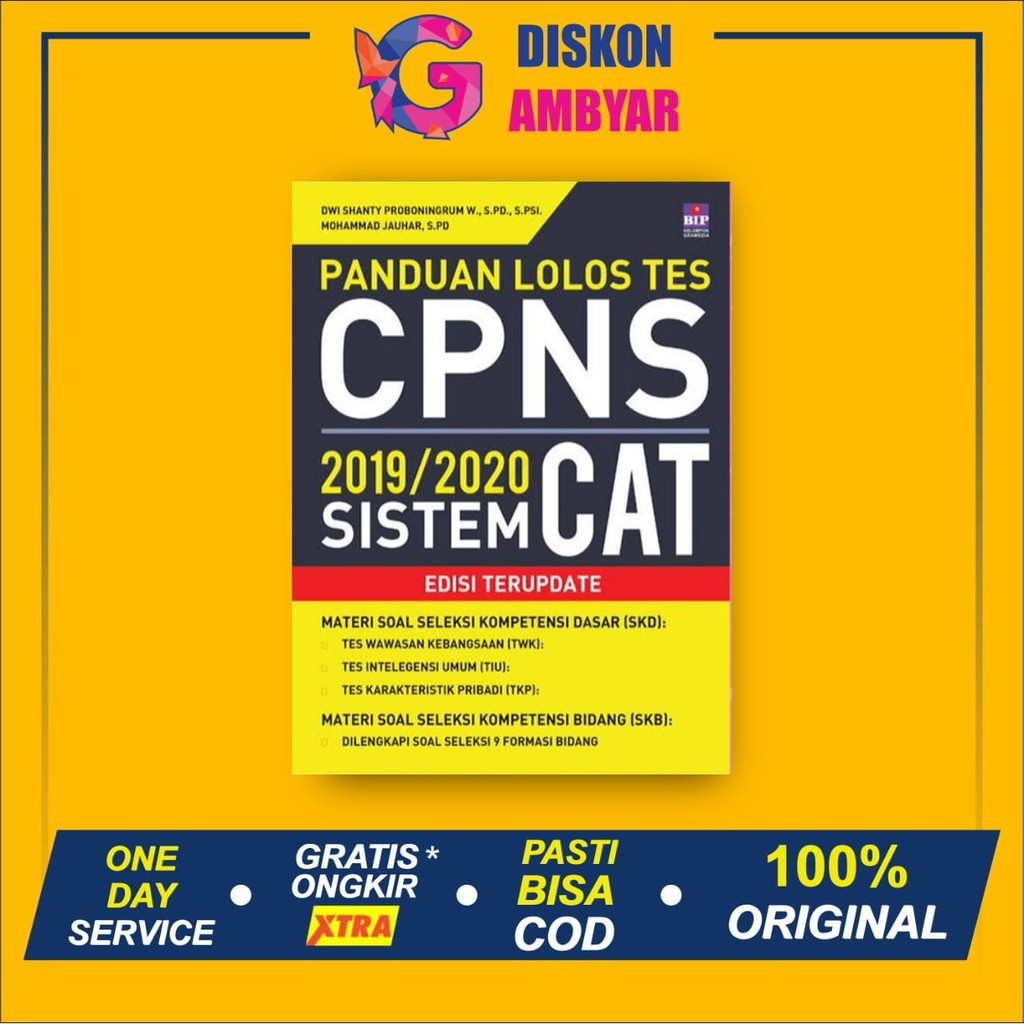 PANDUAN LOLOS TES CPNS 2019/2020 SISTEM CAT ED. TERUPDATE