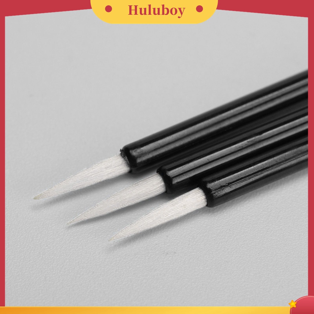 Huluboy Huluboy♡ 50pcs / Set Brush Eyeliner Sekali Pakai Bahan PP Untuk Makeup