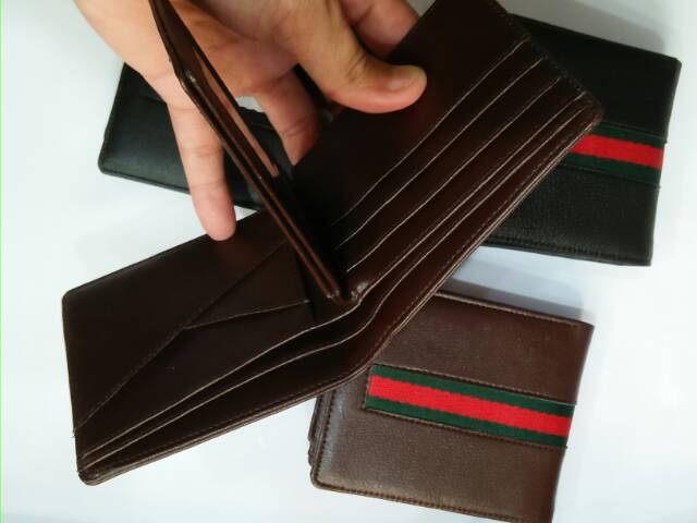 Dompet lipat pendek list