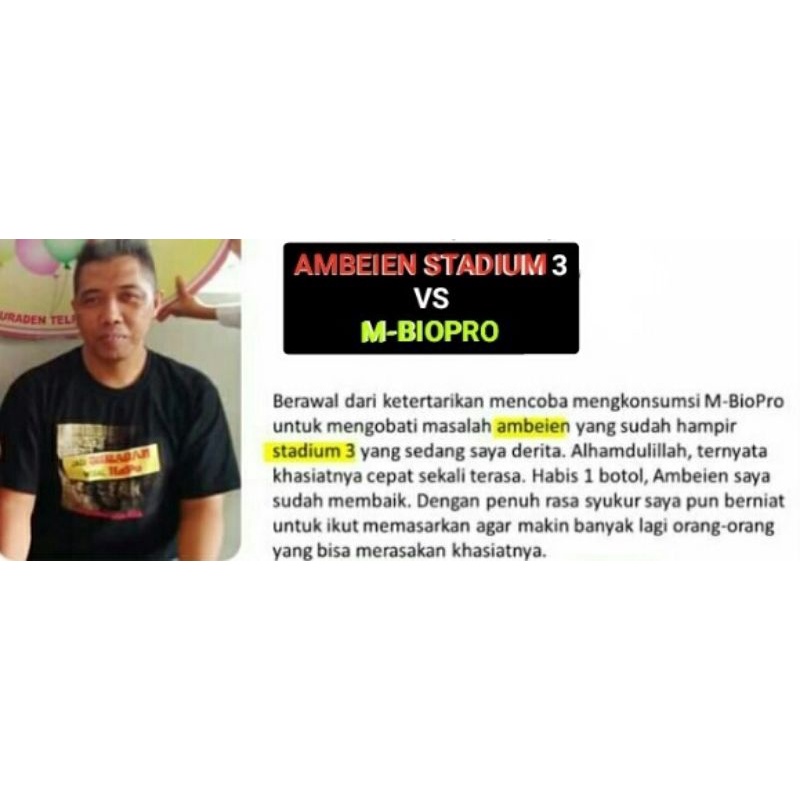 M Biopro Mbiopro Herbal Asli Halal 100% Original Untuk Ambien, Sesak Nafas Dan Mengobati Penyakit Lain-6