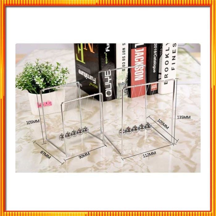 Pajangan Meja Pendulum Newton Stainless Steel Size S
