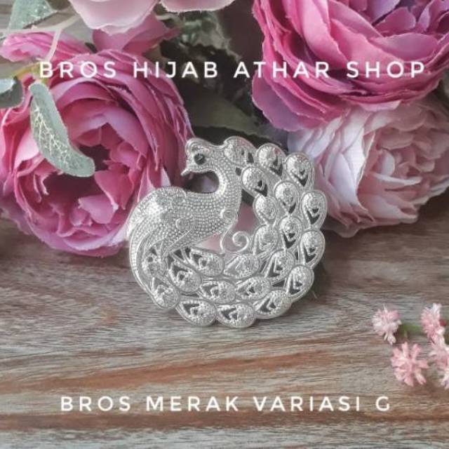 Bross bros merak /brooch peacock