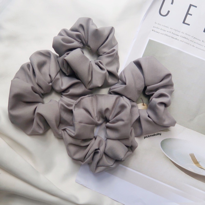 

Seal Grey Scrunchies