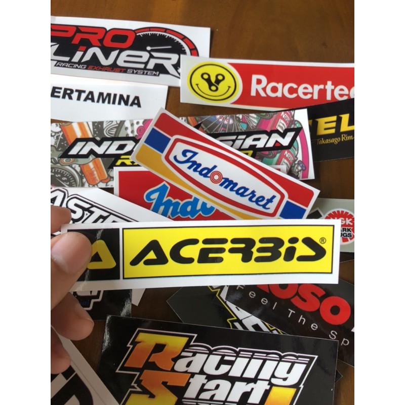 sticker pack racing tdr pro liner master racing tdr racertees rcb indomie variasi