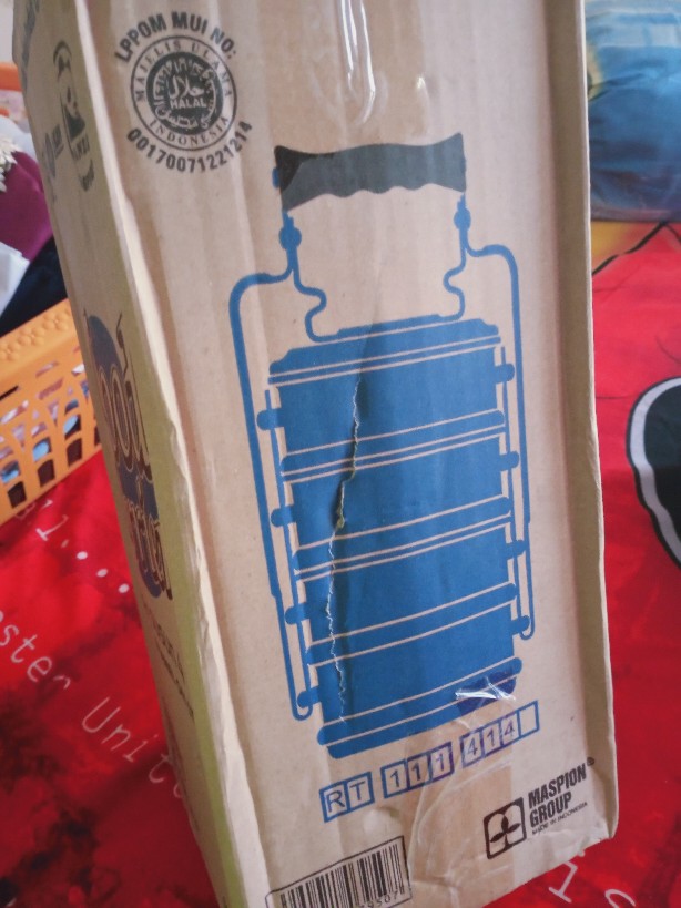 Rantang Susun Enamel Ukuran 14 Susun 4 Maspion