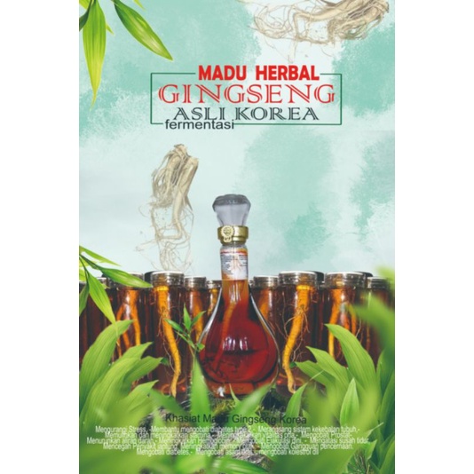 

madu gingseng asli korea