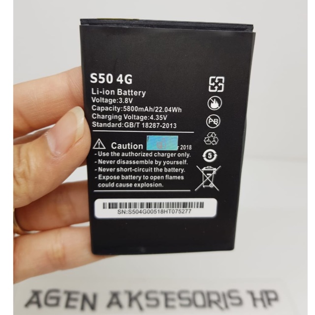 Baterai Advan S50 4g Lte Batre Advan S50g Battery Original 2 Ic 5800mah Shopee Indonesia