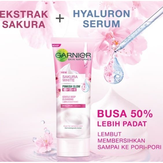 GARNIER Sakura White Pinkish Glow Foam 100 ml