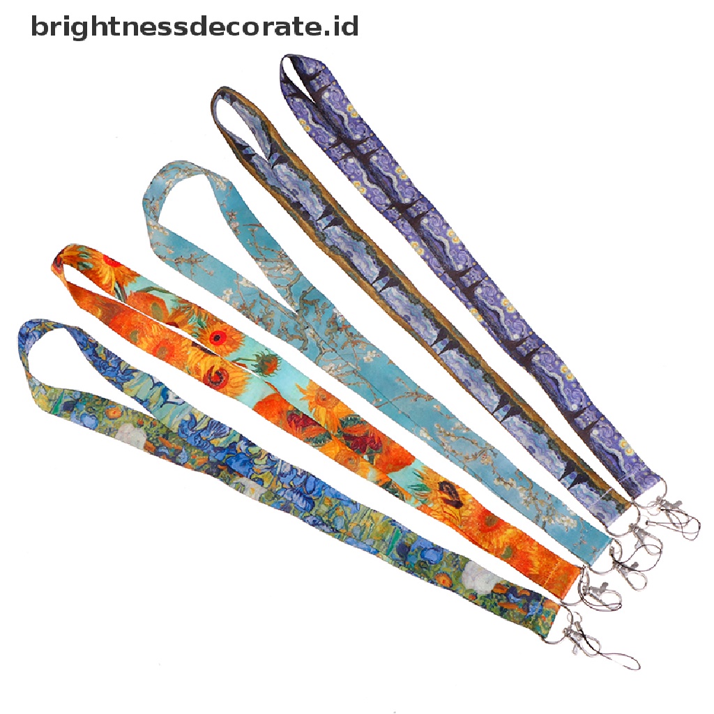 1 Pc Tali Lanyard Lencana Pemegang Kartu ID Ponsel Pass