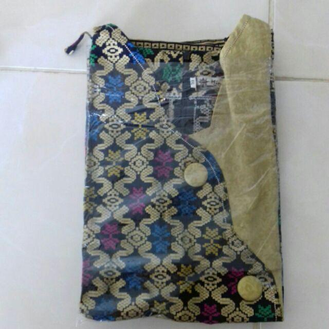 Qnunbatik Sarimbit/couple Batik Rok N Blus Thalita Prodo Hitam