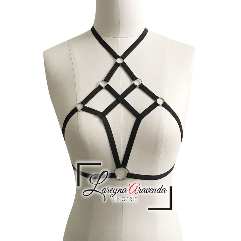 BH BRA Seksi Model Diamond Rings Open Cup BH002