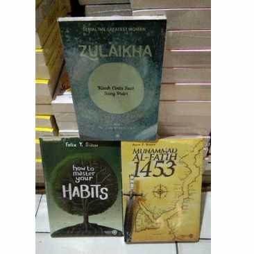 

Sepaket 3 buku zulaikha - how to master you - muhammad alfatih 1453
