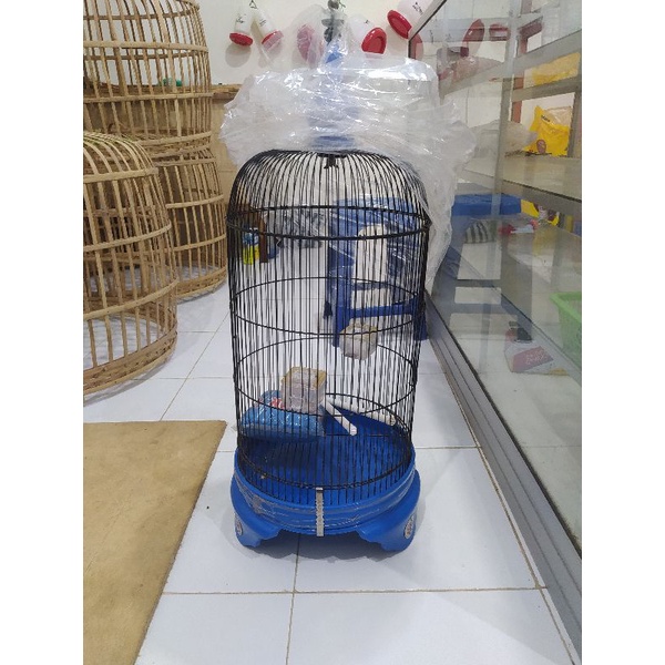 sangkar burung LOVEBIRD ( EBOD ) bekas size L model kapsul