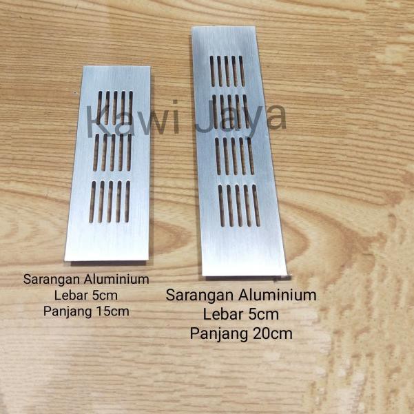 

✦ Sarangan Lubang Hawa Ventilasi Aluminium Angin kotak - Sarangan 5x15Cm ❀