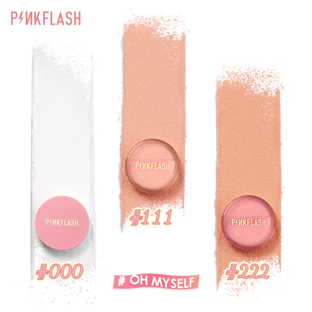 ✨LACIKOSME✨PINKFLASH LASTING MATTE SETTING LOOSE POWDER - BEDAK TABUR ORIGINAL