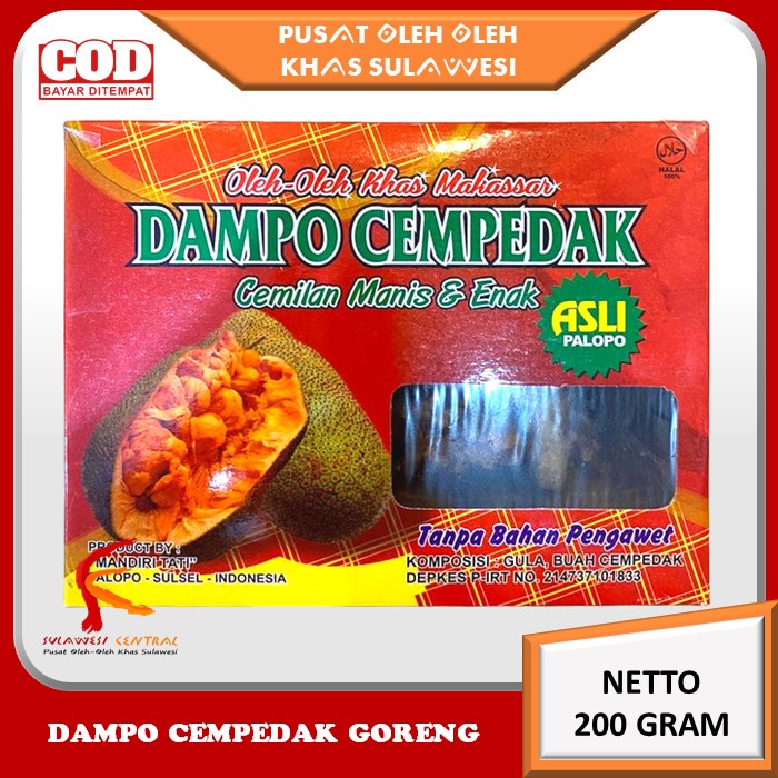 

Dampo Cempedak Goreng Palopo khas Sulawesi 200 gr