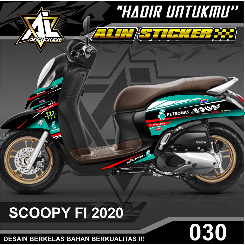 030 Striping Scoopy New 2020 - Striping Scoopy Petronas