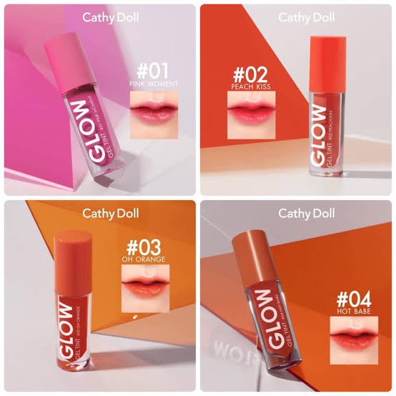 CATHY DOLL GLOW GEL TINT / LIPSTIK / LIP TINT / KOSMETIK BIBIR / KOSMETIK THAILAND