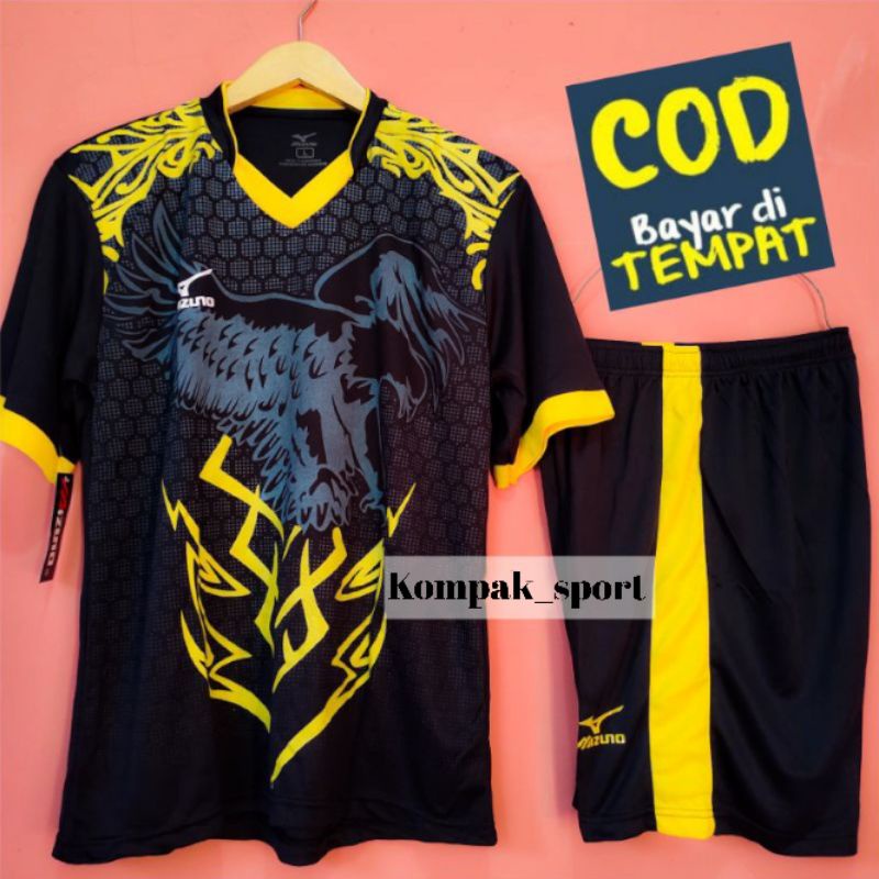 MZ: Jersey Ohlaraga Remaja Dewasa Pria Wanita Baju Sepak Bola Futsal Voli Badminton Tenis Volley Bermotif Garuda