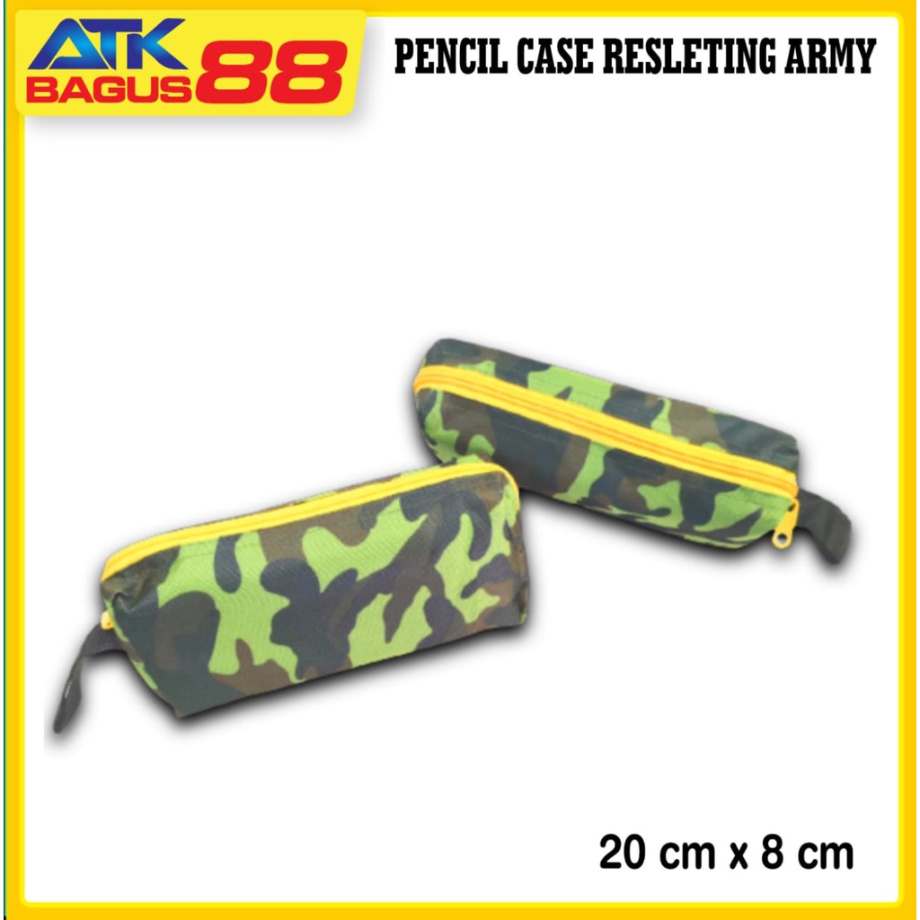 PENCIL CASE RESLETING ARMY/ABRI/TENTARA