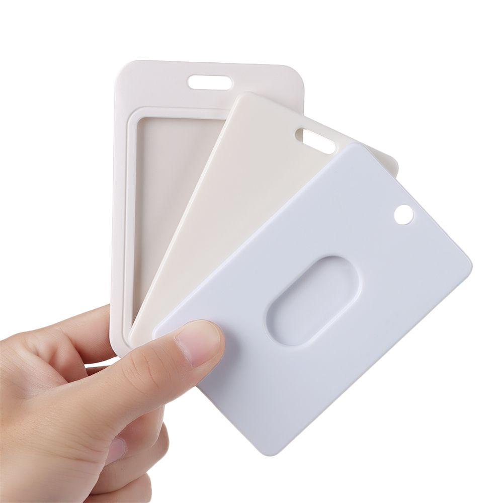 Holder Kartu Nama / Identitas DIY Motif Bunga Warna Putih Untuk Koper