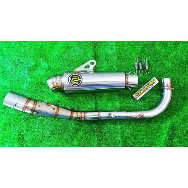 Knalpot Bebek 4t tu 130cc Jupiter Vega Pekajaman Muffler