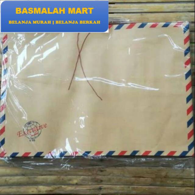

Amplop coklat air mail tali executive 310 MURAH (Ilham Berkah Mart)