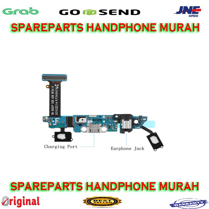 Flexible Connector MIC Charger Samsung S6 FLAT G920 ORIGINAL