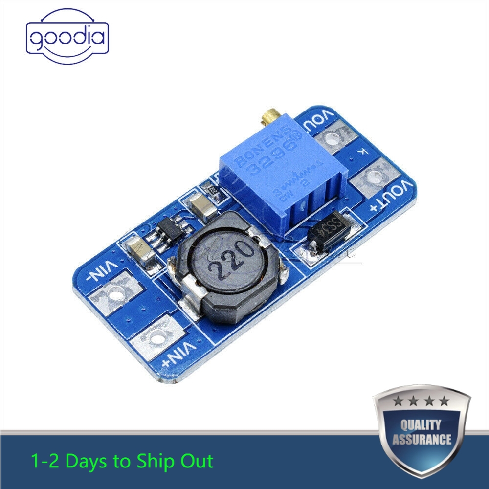 ღ[HOT SALE]ღ 1PC MT3608 DC-DC Step Up Wandler Leistungsmodul Booster Module 2V-24V 2A