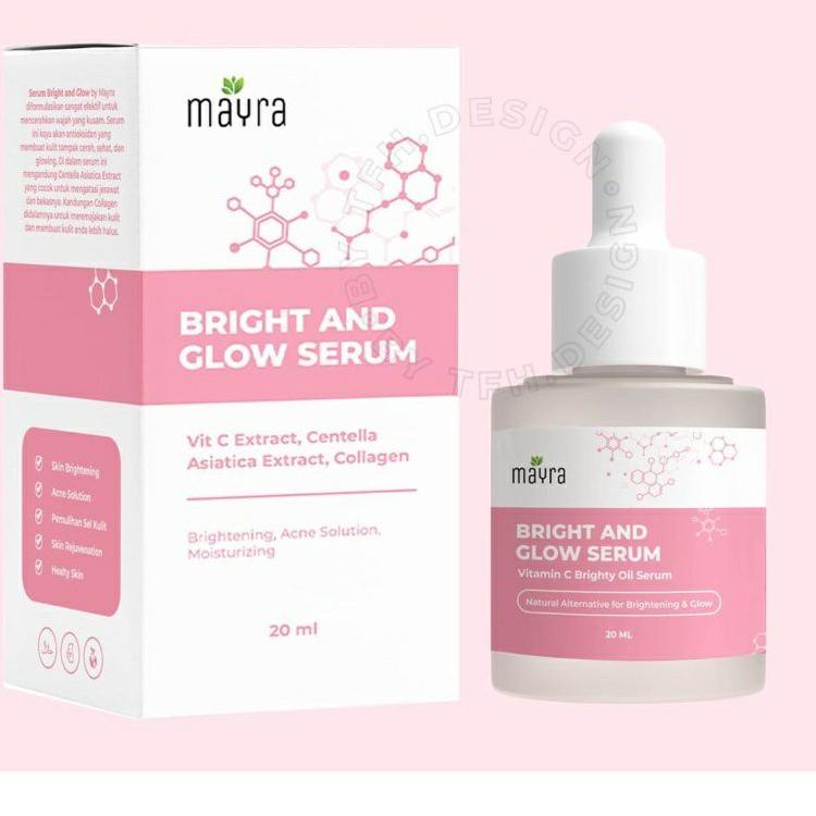 REB SERUM MAYRA SERUM BRIGHT & GLOW SERUM VITAMIN C BY MAYRA ORGANIK 100%ORIGINAL 445
