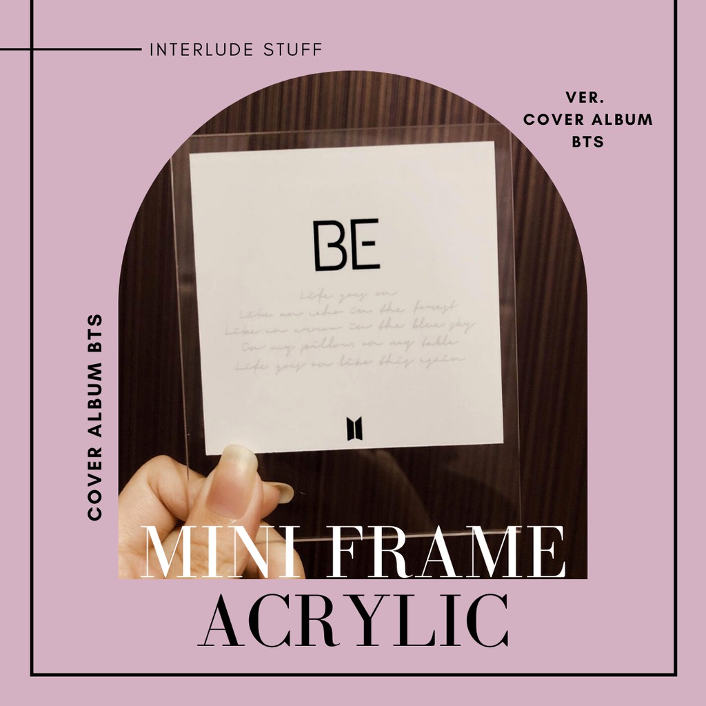 MINI FRAME ACRYLIC COVER ALBUM BTS