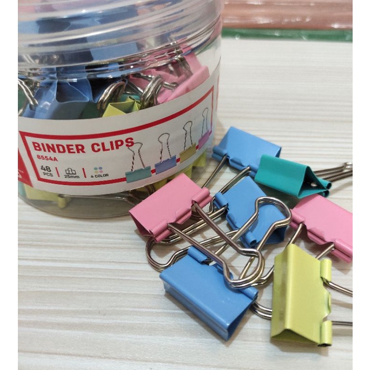 

Binder clip deli warna 8554a isi 6pc
