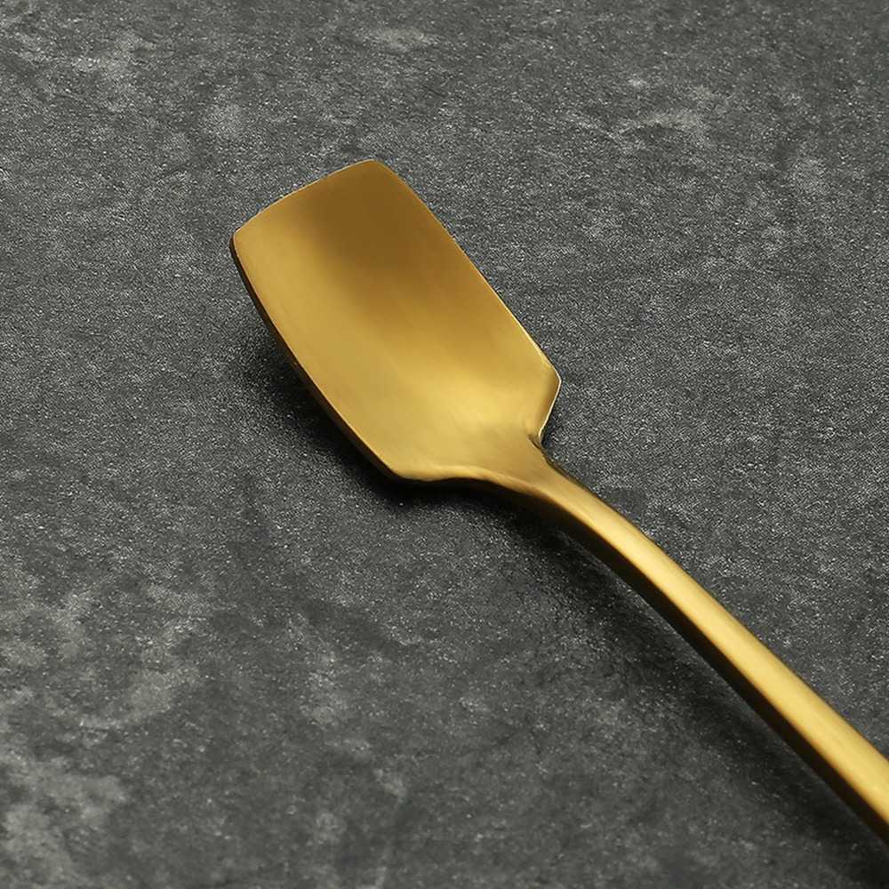 Sendok Pengaduk Minuman Kopi Teh Spoon Stainless Steel Gagang Panjang Sendok Takar Perlengkapan Dapur Berkualitas