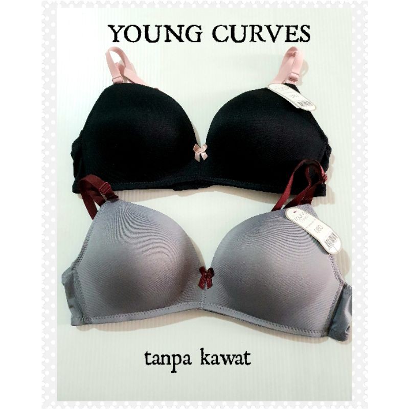 BRA/BH TANPA KAWAT YOUNG CURVES- Size 32C - 10186