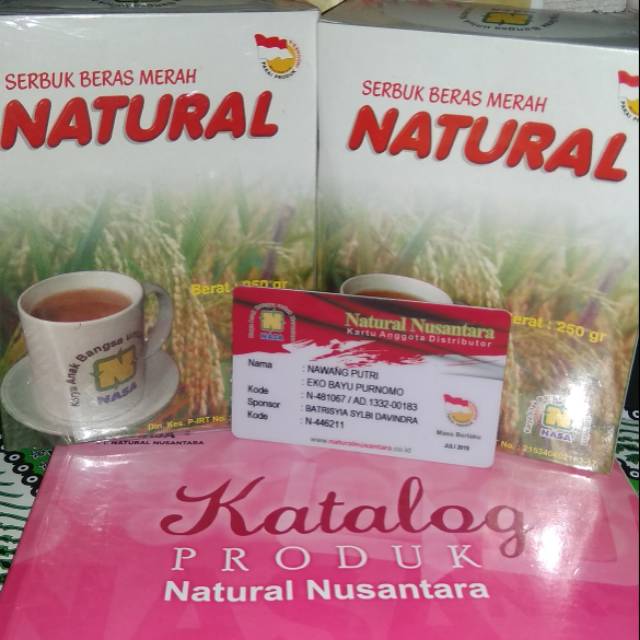 

Serbuk beras merah natural
