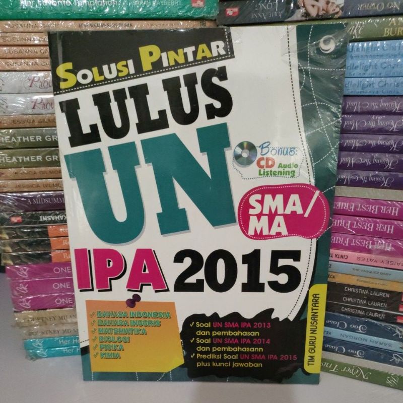 Buku Murah Original - Buku Solusi Pintar Lulus UN SMA/MA IPA 2015-0