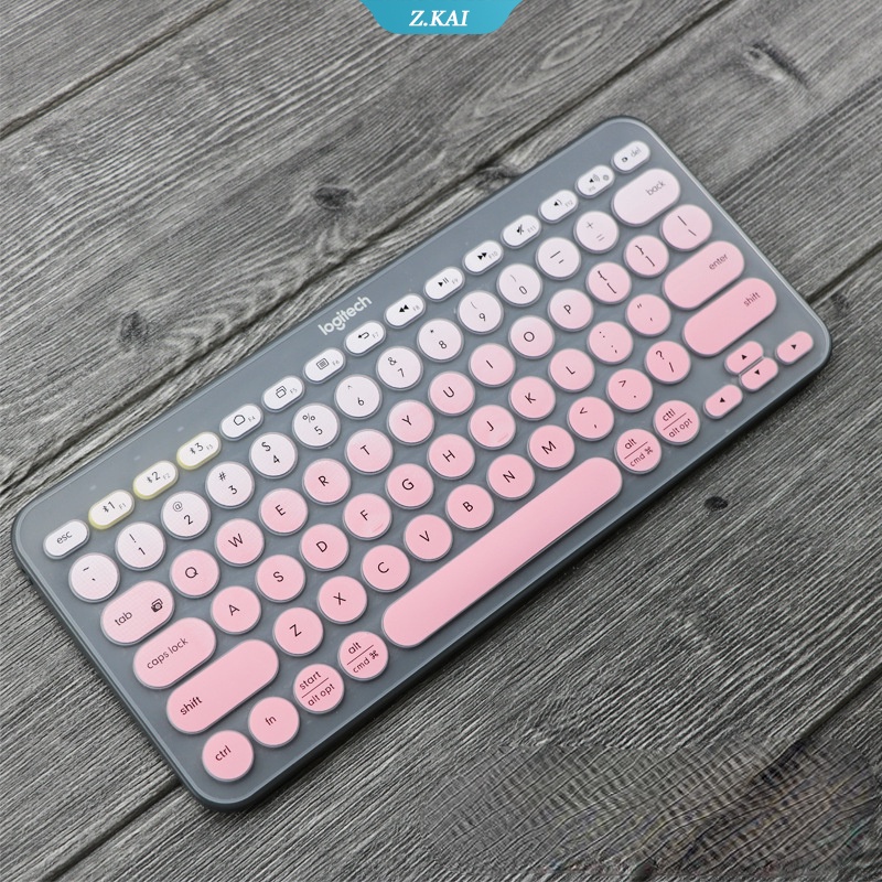 1 Pc Case Pelindung Keyboard Komputer Logitech K380 Bahan Silikon Tipis Transparan Tahan Air