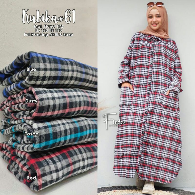 KUBIKA#61 DRESS FLANEL JUMBO