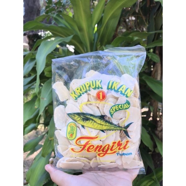 

Kerupuk Ikan Tengiri Khas Tuban "Cap Guci Toak" 250gr Varian Kecil