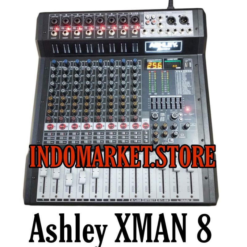 mixer ashley xman8 xman 8 mic ashley terbaru xman 8 original ashley garansi resmi 1 tahun