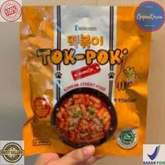 

Tteokpokki K-Bunsik - Korean Street Food Label Halal MUI 140 gram