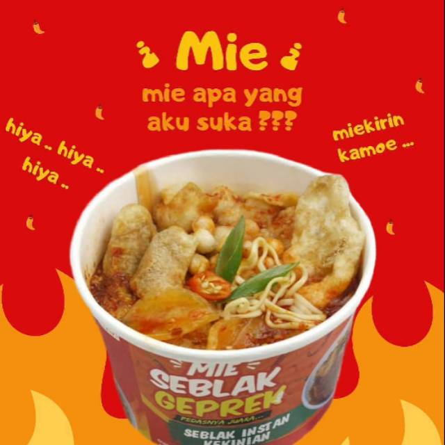 

Mie Seblak Geprek Samiraos