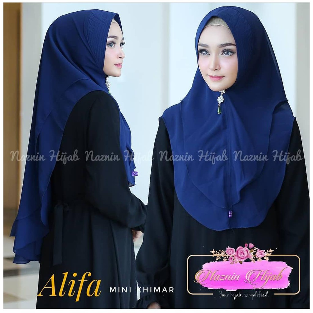Hijab Khimar Oval Pet Antem jilbab khimar pet / khimar jumbo / kerudung motif / penguin syari pet