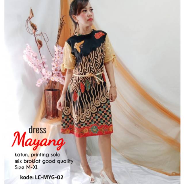 Dress Mayang Bruklat